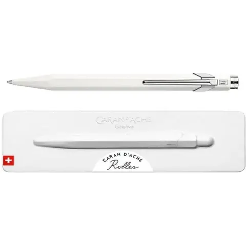 Caran d'Ache 849 White Rollerball – afbeelding 2