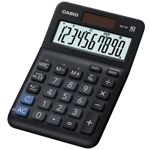 Casio MS-10F- Bureaurekenmachine - compact formaat, met BTW-berekening – afbeelding 2