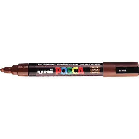 Paintmarker Uni POSCA PC5M medium bruin – afbeelding 2