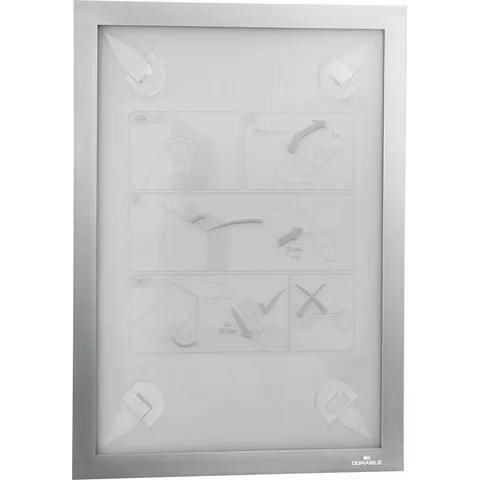 Duraframe Durable 484323 A4 zilver – afbeelding 2