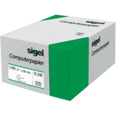 12238 - Universal - 2000 sheets - 80 g/m² - White - ECF – afbeelding 2