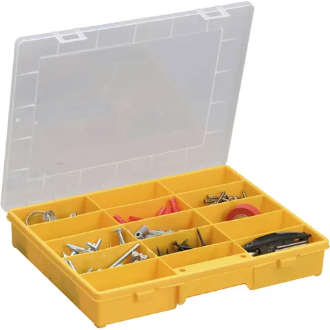 allit Sorteerdoos EuroPlus Basic, maat 37/15, geel – afbeelding 2