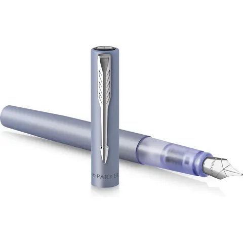 Vulpen Parker Vector XL silver blue medium – afbeelding 2
