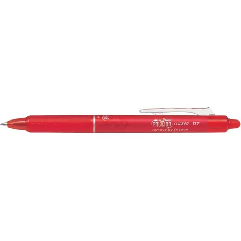 Rollerpen PILOT friXion clicker medium rood – afbeelding 2