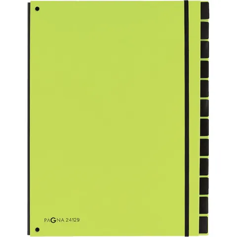 Sorteermap Pagna Trend A4 12 tabs appelgroen – afbeelding 2