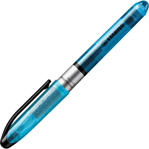 Markeerstift STABILO Navigator 545/31 blauw – afbeelding 2