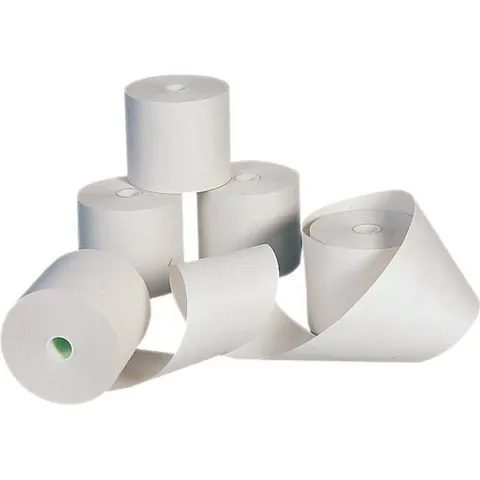 Ibico thermische papierrollen | wit | 5 rollen – afbeelding 2