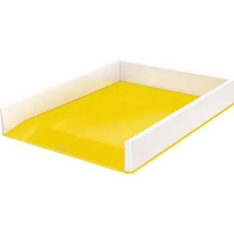 Leitz WOW Brievenbak Wit/Geel – afbeelding 3