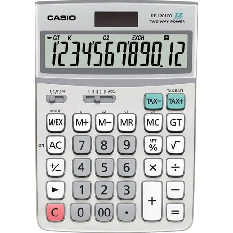 Rekenmachine Casio DF-120ECO – afbeelding 2