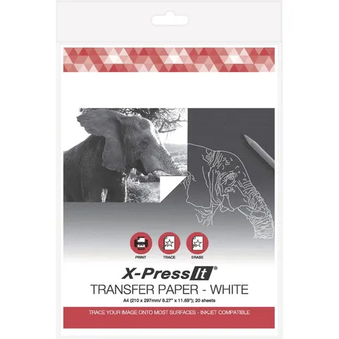 transotype X-Press It transferpapier, wit, A4 – afbeelding 2