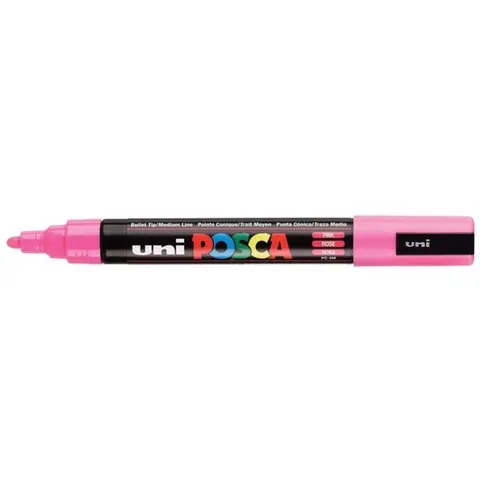 Paintmarker Uni POSCA PC5M medium roze – afbeelding 2