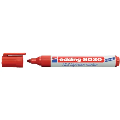 Edding NLS High-Tech marker e-8030 - Rood – afbeelding 2