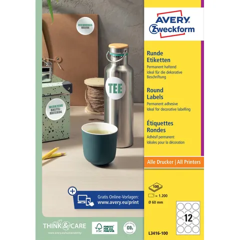 Avery Etiketten – afbeelding 2