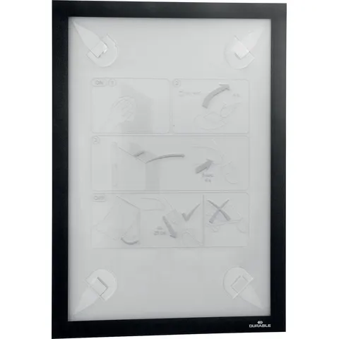 Duraframe Durable 484301 A4 zwart – afbeelding 2