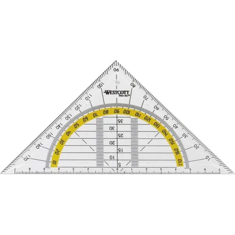Westcott geodriehoek - 14cm - AC-E10130 – afbeelding 2