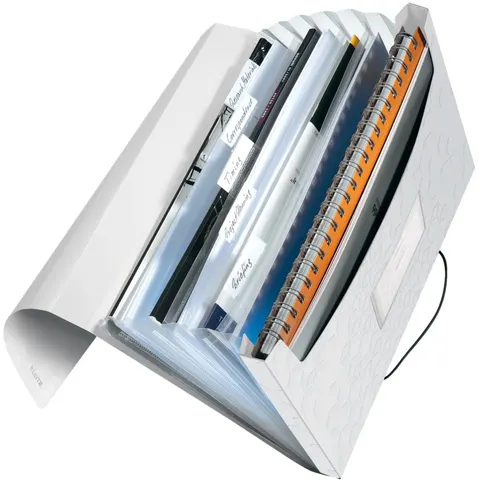 Sorteermap Leitz WOW 6 tabbladen PP wit – afbeelding 2