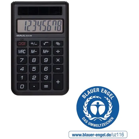 Rekenmachine MAUL ECO 250 – afbeelding 2