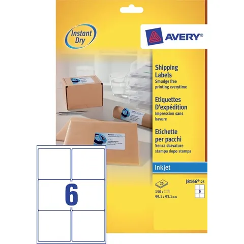 Avery J8166-25 adreslabels – afbeelding 3