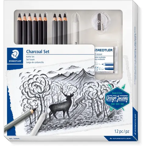 STAEDTLER gemengde houtskool Set – afbeelding 2