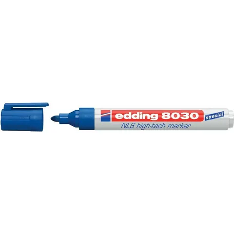 Edding NLS High-Tech marker e-8030 - Blauw – afbeelding 2