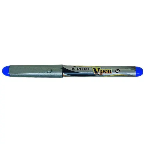 Pilot vulpen V-Pen Silver blauw – afbeelding 2