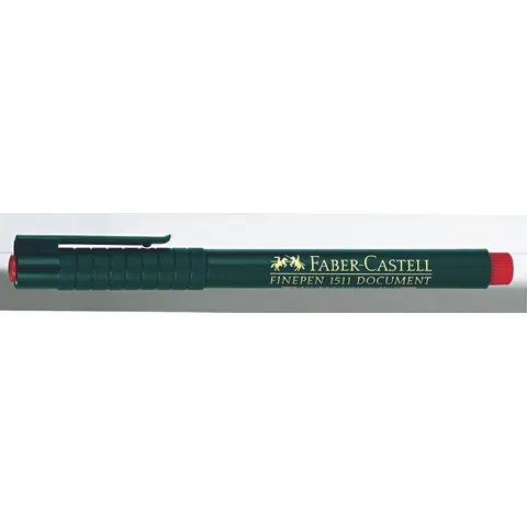 Faber-Castell Fineliner 1511 Document Rood - Documentech – afbeelding 2