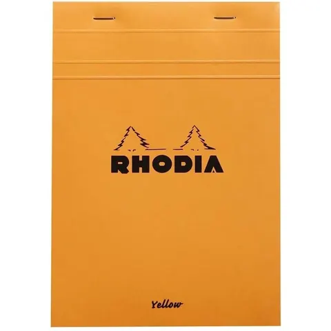 Rhodia A5 NotePad Yellow Ruit – afbeelding 2