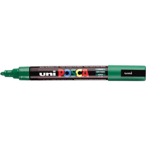 Paintmarker Uni POSCA PC5M medium donkergroen – afbeelding 2