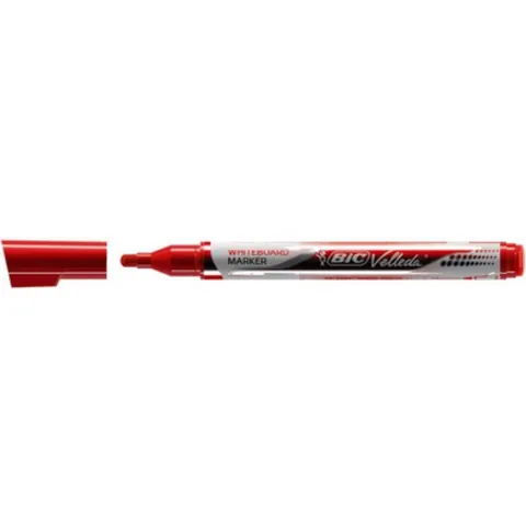 Whiteboardmarker Bic Velleda liquid rond medium rood – afbeelding 2