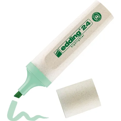 Markeerstift edding 24 Ecoline pastelgroen – afbeelding 2