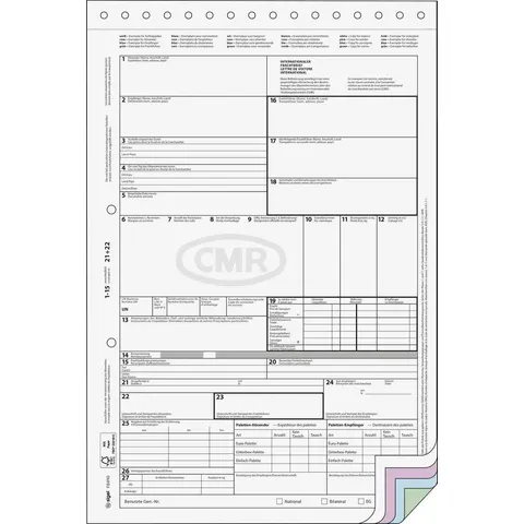 Sigel Formulier Vrachtbrief DIN A4 – afbeelding 2