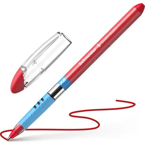 Rollerpen Schneider Slider extra breed rood – afbeelding 2