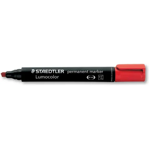 Viltstift Staedtler 350 Schuin 2-5MM Rood – afbeelding 2