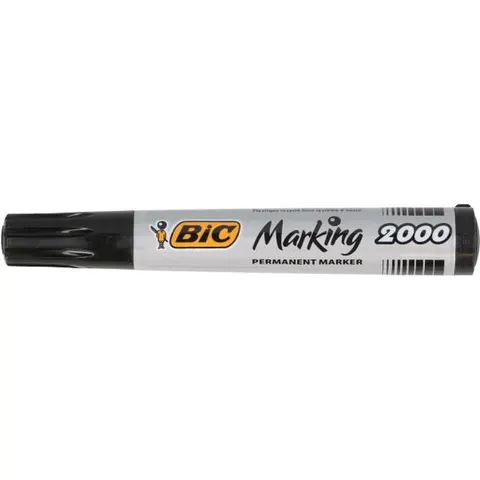 Viltstift Bic 2000 ecolutions rond large zwart – afbeelding 2