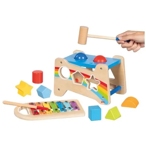 Hammer bench with xylophone – afbeelding 2