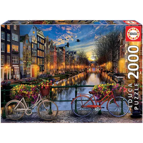 Legpuzzel - 2000 stukjes - Amsterdam -Educa Puzzel – afbeelding 2