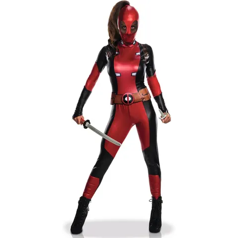 Rubies - Deadpool kostuum Dames (maat S) – afbeelding 2
