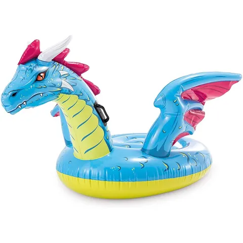 Dragon bleu gonflable à chevaucher - Intex – image 2