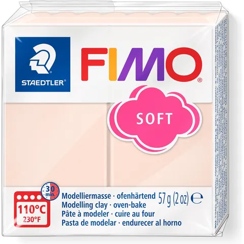 FIMO soft boetseerklei 57 g perzik – 811112 – afbeelding 2