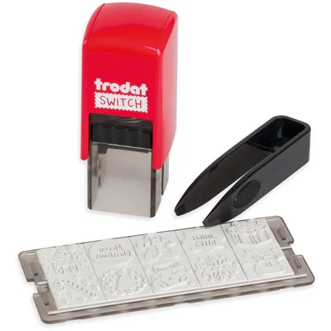 Trodat SWITCH donkerrood | Kerstmis – afbeelding 2
