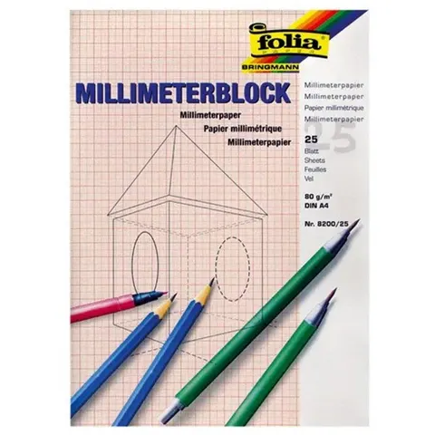 Millimeter/blanco papier A4 – afbeelding 2
