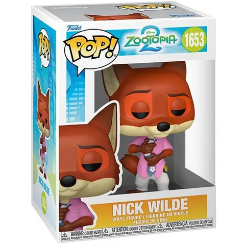 Funko Pop Disney: Zootopia 2 - Nick Wilde #1653 – afbeelding 2