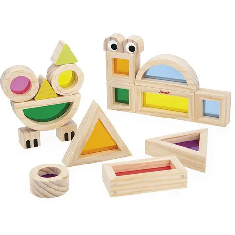 Jeu de construction : Blocs translucides - Janod – image 2