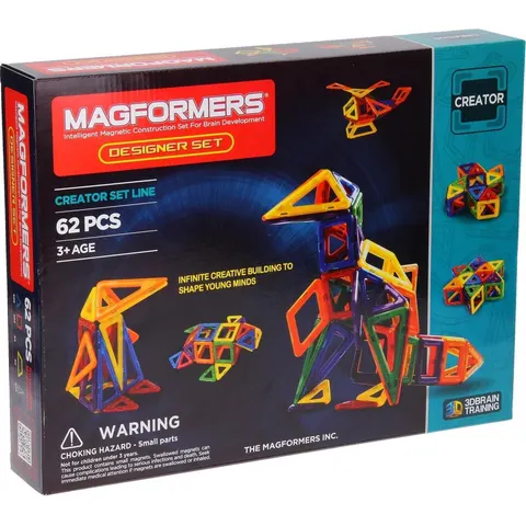 Magformers Designer Set 62 teilig – afbeelding 2