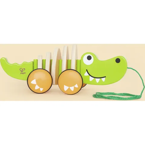 Hape Krokodil Trekdier – afbeelding 2