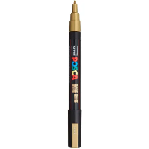 Verfstift Posca PC3M F goud – afbeelding 2