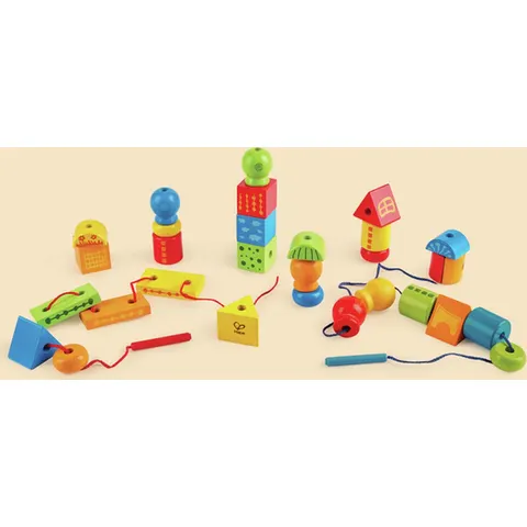Hape Blokken Rijgset – afbeelding 2