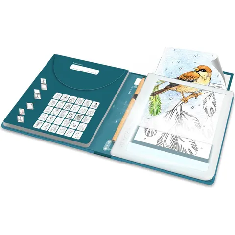 Kidywolf Tablette à décalquer Kidydraw Pad 8+ Bleu taille unique – image 2