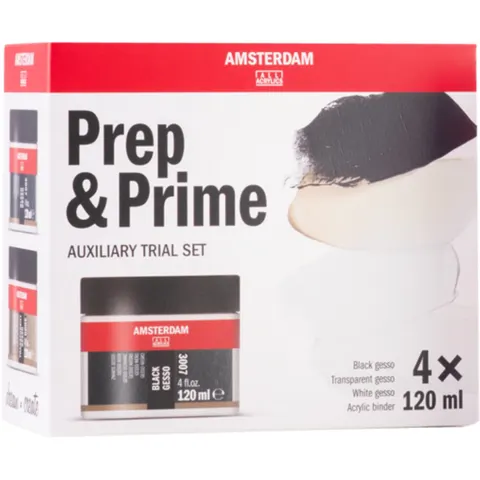 Amsterdam medium prep en prime set | 4 x 120 ml – afbeelding 2