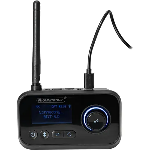 Omnitronic BDT-5.2 Bluetooth Transceiver noir – image 2
